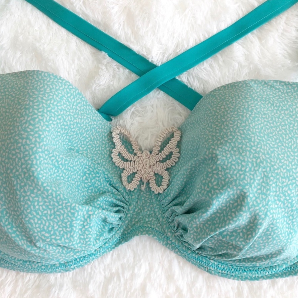 Lisa Charmel Floral Racerback Bikini Top - Picture 2 of 6